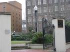 Rainy day Park New Orleans Warehouse Distrrict