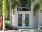 Detail of an entrance, Palm Isles, Fort Myers Beach, Lee County, FL
