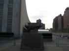 In front of United Nations Building
