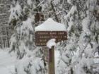 Church Pond Loop trailhead sign
