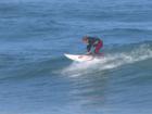 Surfing on a beautiful January Day at the Ponce Inlet Jetty