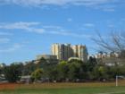 The Tamalpais, a retirement home as seen from Piper Park.