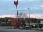 Landmark Arrow on the side of Ramona Expressway - now the Home of Arrow Priniting... Found in Hemet CA