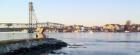 Looking at Kittery Maine Shore Along the Piscataqua River from Four Tree Island Park in Portsmouth New Hampshire