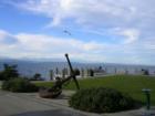 Alki Point, the park at the point looking northwest towards Bainbridge Island and The Olympic Mountains.