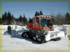 Groomer Used To Make Trails Smooth In Northern Maine...3500 Miles Of Trails Total! Patten's Economy Is Dependent On Hunters, Fishermen And Snowsledders!
