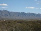 A view of the mountains in Chaparral, NM