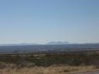 A view of the mountains in Chaparral, NM