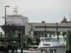 cargo ships ready for the  NC Port of Morehead City