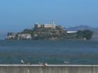 Photo of Alcatraz from Fisherman's Wharf in San Francisco