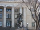 Bucky O'Neill Bronze at Courthouse