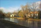 Taunton Trace - view of one of the lakes - before start of spring.