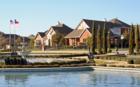 An European style garden greets you as you enter the community