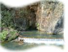 Rockbridge where springs race toward the creek.