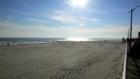 Long Beach, NY: Beach view of the sun 