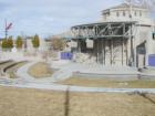 An outdoor amphitheater is one of the features of the Boulder City Library in Boulder City, Nevada.