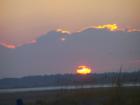 Sunset at the Southern Tip of Wrightsville Beach Photo by Ginger Sala
