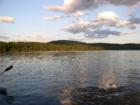 Much Of Drews Lake Is In  New Limerick.  The Balance In The Towns Of Linneus And Oakfield.