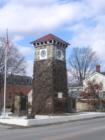 Clock Tower  across from Free Library in Pine Plains