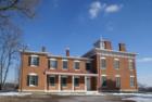 The Antoine LeClaire House (west elevation) overlooks the Mississippi River in Davenport, Iowa!
