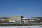 The Quad City Times newspaper building viewed from the Mississippi Riverfront in Downtown Davenport, Iowa!