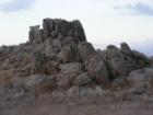Rock Outcropping in the midst of Stoney Mountain Ranch in North West Hemet, CA