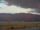 The Mountains that border Gilman Hot Springs to the North (near Hemet CA), preparing for wa winter storm