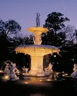 Forsyth Park Fountain at Night