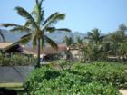 Homes along the ocean front