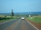 Waialua is ahead to the left