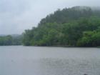 Mountain Fork River immediately above Broken Bow Lake in northern McCurtain County north of Broken Bow and Idabel.