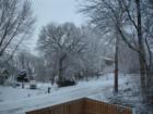 Riverview Road in Northwest Lawrence after snow on February 12-13th.