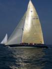 1980 Americas Cup winner "Freedom" sailing in Newport,RI 