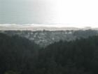 The town from above.