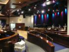 The "Big Room" stage at Sierra Nevada Brewing Company.