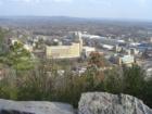 Overlooking the city.
