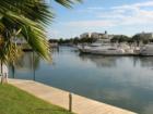 Vista from Palm Harbor Club towards its Gulf access canal, Fort Myers Beach, Lee County, FL