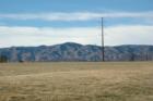 Looking at the Rocky Mountains from Redstone Park in Highlands Ranch