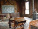 Inside the cabin at Knapp Heritage park 