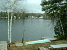 Across the little lake view! Most year rounds live on North Shore...39 families. 10 on south shore..as road is a little more adventuresome and 3+ miles long!