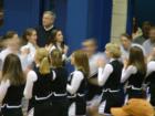 Cheerleaders help get everyone pumped up!