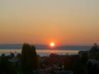Sunset over Lake Washington from 85th and 6th Street in Downtown Kirkland