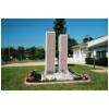 The WTC Memorial in front of the Tinton Falls Firehouse was dedicated on 9-11-03