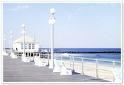 Avon has a wooden boardwalk along the Jersey Shore