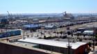 San Diego, CA: Industrial view from the Coronado Bridge