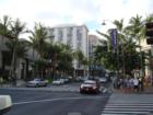 Kalakaua Ave. in the Waikiki facing west