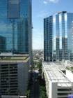 Brickell condos mirroring each other.