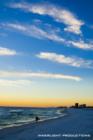 The beaches at sunset