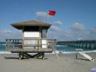 Another vantage point. The pier and the lifeguard tower.