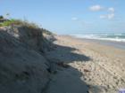 Juno Beach erosion from the past years storms.